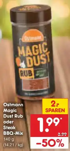 Netto Marken-Discount Ostmann Magic Dust Rub oder Steak BBQ-Mix Angebot