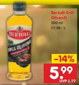Netto Marken-Discount Bertolli Grill Olivenöl Angebot