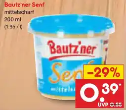 Netto Marken-Discount Bautz'ner Senf Angebot