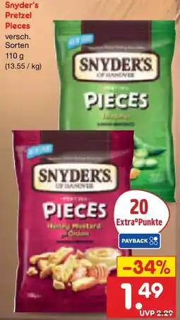 Netto Marken-Discount Snyder's Pretzel Pieces Angebot