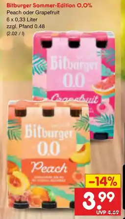 Netto Marken-Discount Bitburger Sommer-Edition 0,0% Angebot