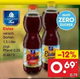 Netto Marken-Discount Captains tea Eistee Angebot