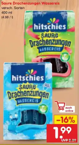 Netto Marken-Discount Saure Drachenzungen Wassereis Angebot