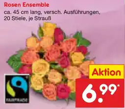 Netto Marken-Discount Rosen Ensemble Angebot