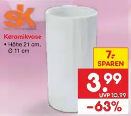 Netto Marken-Discount Keramikvase Angebot