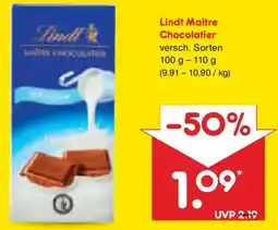 Netto Marken-Discount Lindt Maitre Chocolatier Angebot