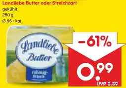 Netto Marken-Discount Landliebe Butter oder Streichzart Angebot