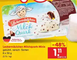 Netto Marken-Discount Leckermäulchen Milchquark-Minis Angebot