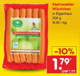 Netto Marken-Discount Eberswalder Würstchen Angebot
