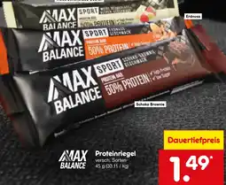 Netto Marken-Discount MAX Proteinriegel Angebot