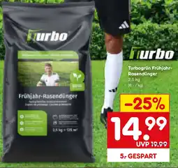 Netto Marken-Discount Turbogrün Frühjahr- Rasendünger Angebot