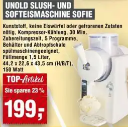 Handelshof Unold slush und softeismaschine sofie Angebot