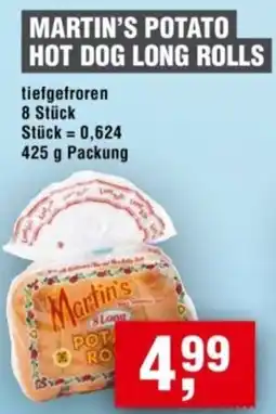 Handelshof Martin's potato hot dog long rolls Angebot