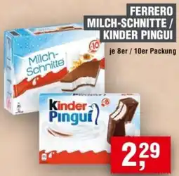 Handelshof Ferrero milch-schnitte / kinder pingui Angebot