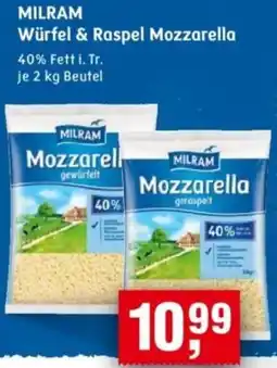 Handelshof MILRAM Würfel & Raspel Mozzarella Angebot