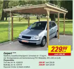 toom Baumarkt Carport Angebot