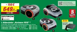 toom Baumarkt NAVIMOW SEGWAY 1. Mähroboter ..Navimow i105E" Angebot