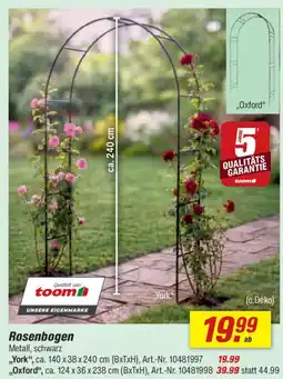 toom Baumarkt Rosenbogen Angebot