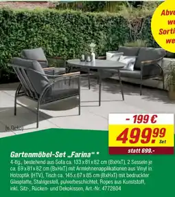 toom Baumarkt Gartenmöbel-Set „,Farina" Angebot