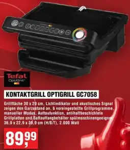 Handelshof Tefal KONTAKTGRILL OPTIGRILL GC7058 Angebot