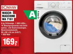 Handelshof BOMANN WASCHMASCHINE WA 7161 Angebot