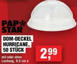 Handelshof PAP STAR Dom-deckel hurricane, 50 stück Angebot