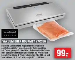 Handelshof caso DESIGN VAKUUMIERER GOURMET VAC380 Angebot