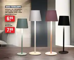 Handelshof Akku-tischlampe Angebot