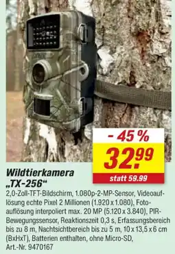 toom Baumarkt Wildtierkamera ,,TX-256" Angebot