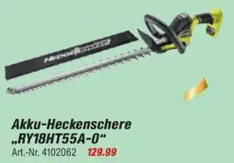 toom Baumarkt RYOBI Akku-Heckenschere ,,RY18HT55A-0" Angebot