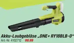 toom Baumarkt RYOBI Akku-Laubgebläse ,,ONE+ RY18BLB-0" Angebot