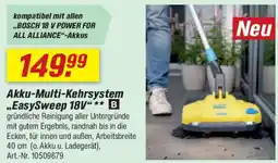 toom Baumarkt GLORIA Akku-Multi-Kehrsystem ,,EasySweep 18V" Angebot