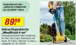 toom Baumarkt GLORIA Unkrautfugenbürste ,,WeedBrush li-on" Angebot