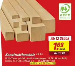 toom Baumarkt Konstruktionsholz Angebot