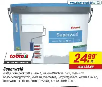 toom Baumarkt Superweiß Angebot