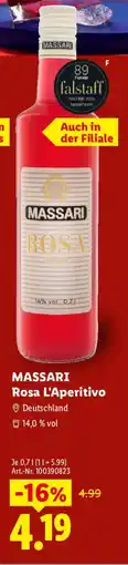 Lidl MASSARI Rosa L'Aperitivo Angebot