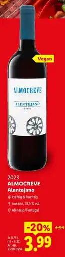 Lidl 2023 ALMOCREVE Alentejano Angebot