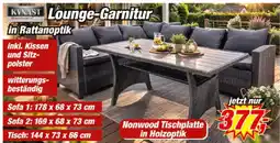 Posten Börse KYNAST Lounge-Garnitur in Rattanoptik Angebot