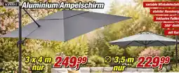 Posten Börse KYNAST Aluminium Ampelschirm Angebot