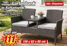 Posten Börse KYNAST Gartenbank in Rattanoptik Angebot
