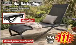 Posten Börse KYMAST Alu Gartenliege Angebot