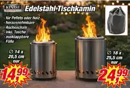 Posten Börse KYNAST Edelstahl Tischkamin Angebot