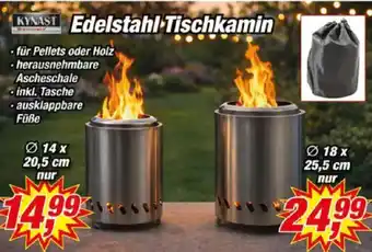 Posten Börse KYNAST Edelstahl Tischkamin Angebot