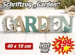 Posten Börse Schriftzug Garden" Angebot