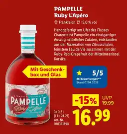 Lidl PAMPELLE Ruby L'Apéro Angebot