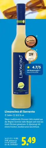 Lidl Limoncino di Sorrento Angebot