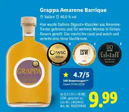 Lidl Grappa Amarone Barrique Angebot