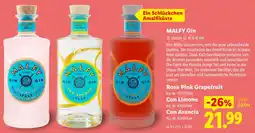 Lidl MALFY Gin Rosa Pink Grapefruit Con Limone Con Arancia Angebot