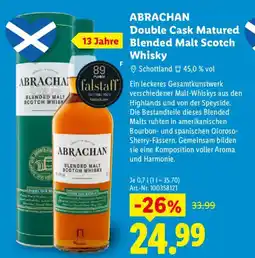 Lidl ABRACHAN Double Cask Matured Blended Malt Scotch Whisky Angebot