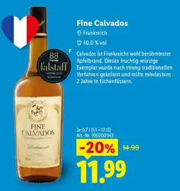 Lidl Fine Calvados Angebot